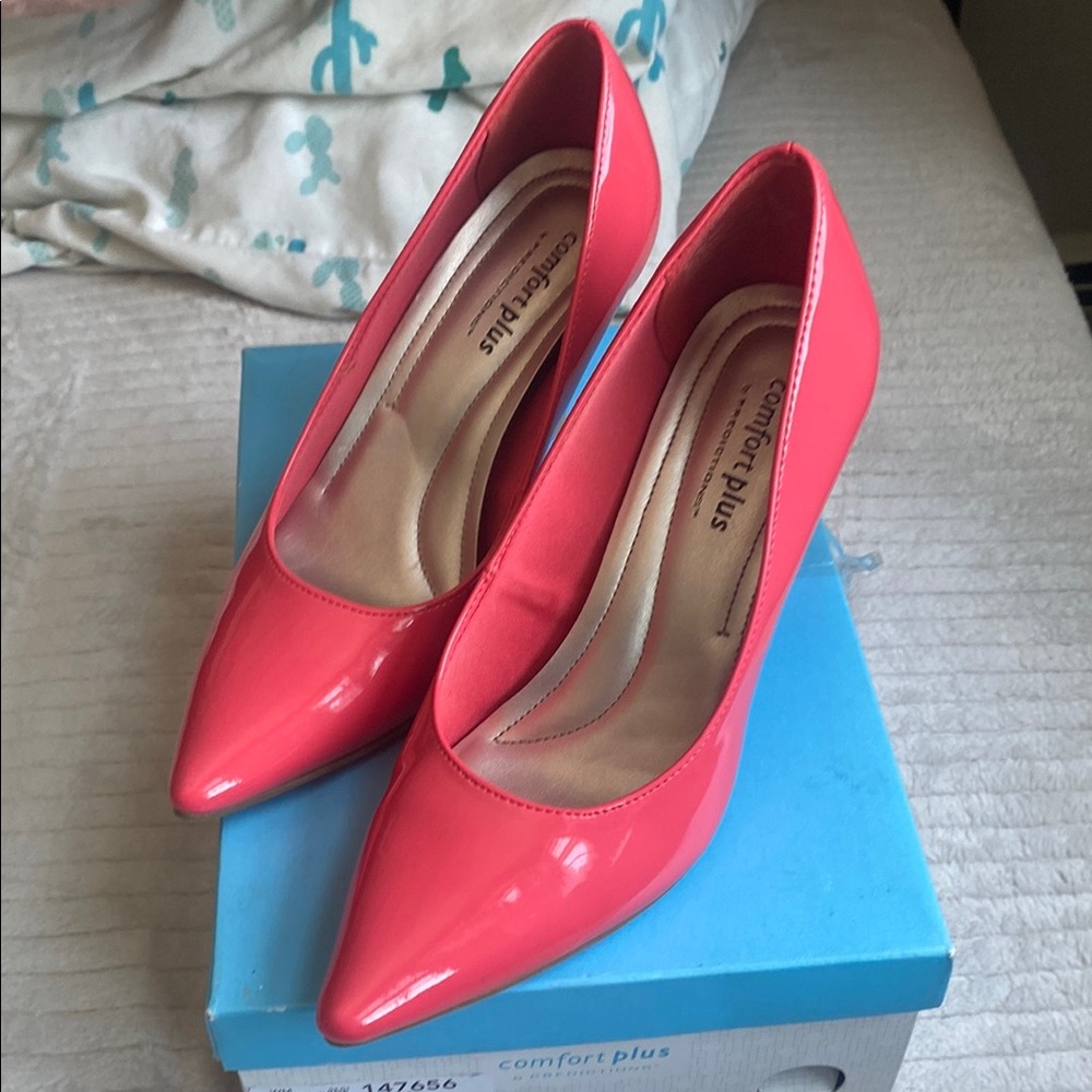 Comfort Plus by Predictions Pink Heels Classic Stiletto Pumps